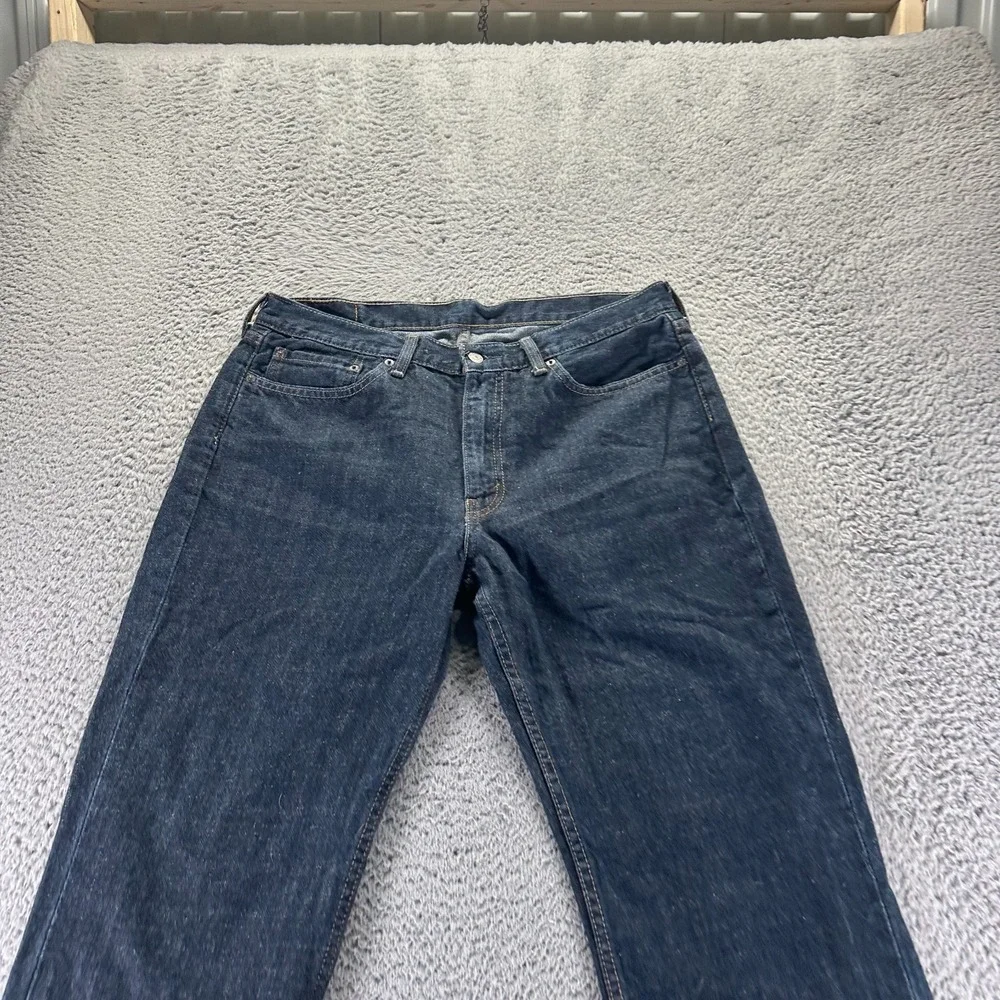Levi's 514 Jeans‎ Mens 36x30 Blue Cotton Denim Straight Leg Outdoor Workwear
